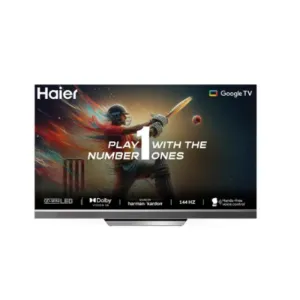Haier QLED TV 191 cm (75 inches) Android Mini LED H75M95EUX Black