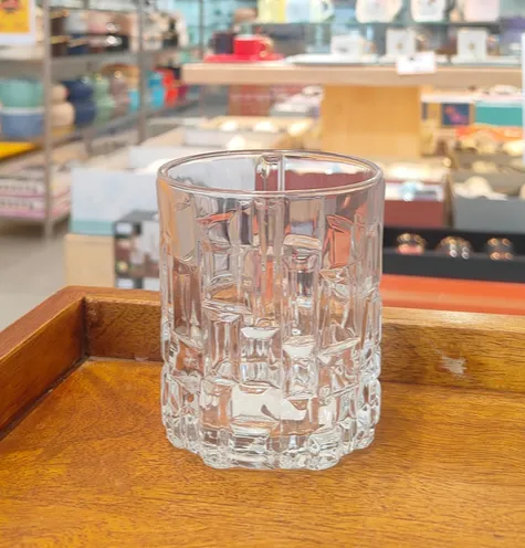 Hi-Luxe Whiskey Glass Set 300 ml 6 Pcs Brick