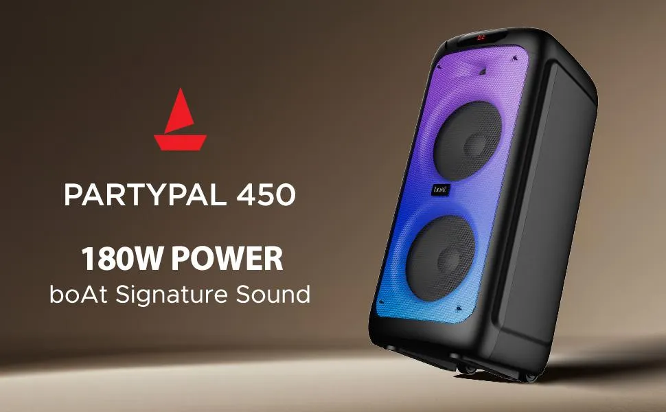 Boat Amplified Speaker Party Pal 450 Premium Black