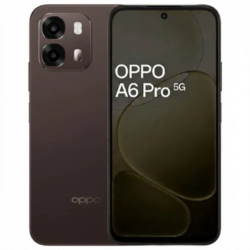 Oppo Android Smartphone A6 Pro 5G (8GB RAM, 128GB Storage/ROM) CPH2827 Cappucino Brown
