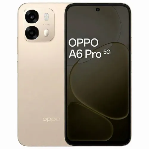 Oppo Android Smartphone A6 Pro 5G (8GB RAM, 128GB Storage/ROM) CPH2827 Aurora Gold