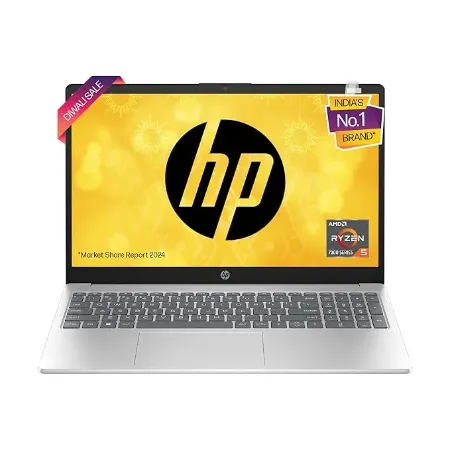 HP Windows Laptop R5-7530U,8GBRAM,512SSD,WIN11,MSO, FC-15 SERIES 15-fc0562AU Silver