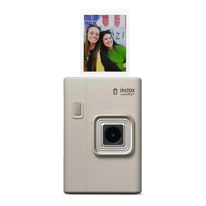 Fujifilm Instax Digital Camera Mini Liplay Plus Sand Beige