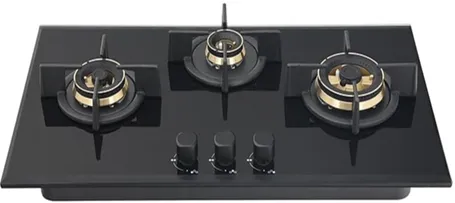 Havells Gas Stove 3 Burner Glass Top Calore