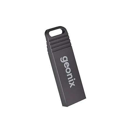 Geonix USB Drive 32 GB, Metal USB 2.0 Flash Drive, Ideal f 32 Gb black