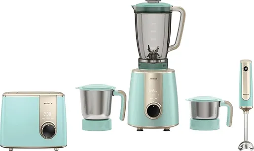 Havells Mixer Grinder Toaster and Hand Blender Combo Craft Kitchen Harmony GHFIN003