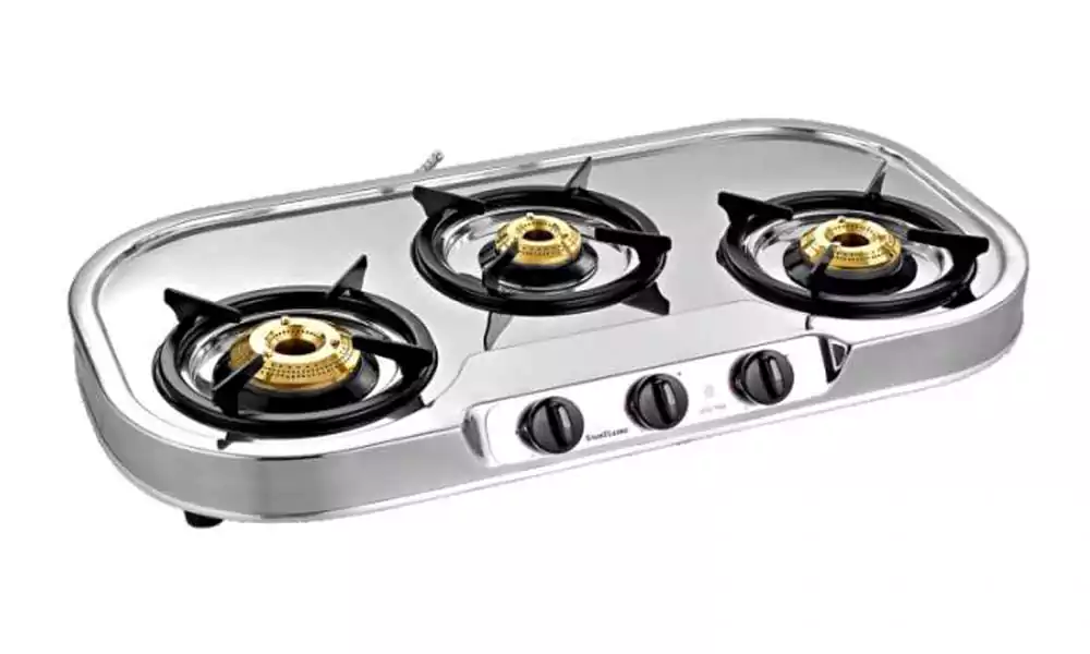 Sunflame gas stove 3 burner outlet stainless steel price